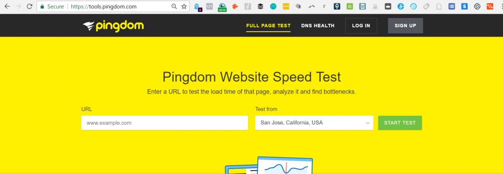 Pingdom Site Speed Test